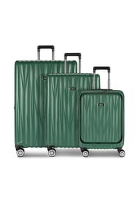 BRIC'S Cervia 2.0 - Cervia 2.0 4 Rollen Kofferset 3-teilig mit Dehnfalte - smaragd-green