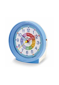 Atlanta by PARAGON - Kinderwecker ohne Ticken mit Melodie & Licht – 2134/5 (Blau) - Blau
