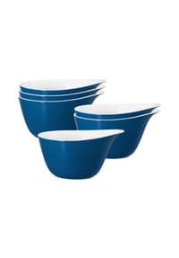 Seltmann Weiden Müslischalen Life Fashion 16 x 14 cm 6er Set - LIFE - blau