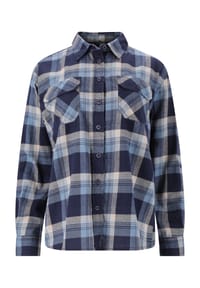 WHISTLER - Wanderhemd Christer aus weichem Baumwollmaterial - 2219 Captain’s Blue