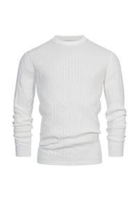 KRONSTADT - Strickpullover KSCable - Black