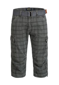 INDICODE - Shorts Cargo Nicolas Check - Amber
