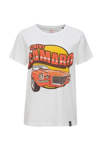 RE:COVERED - T-Shirt Chevy Camaro im zeitlosen Design - Ecru