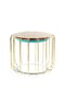 Kayoom Sitzkissen - Pouf Comfortable 110 Türkis - gold – Eiche Bild 9