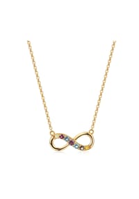 zeeme GEMSTONES - Collier 925/- Sterling Silber 7 Amethyst,Peridot,Citrin - gelb