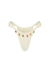 MODA MINX - Bikinihose mit tollen Muschel-Elementen - Coconut