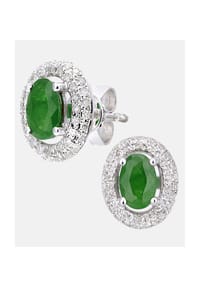 Diamant L'eternel - Ohrstecker, mit Diamant, 375 Weißgold - white gold