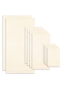 Villeroy & Boch - Handtuch Set, 10-tlg. - One, 2x Duschtuch, 4x Handtuch, 4x Gästetuch - Creme