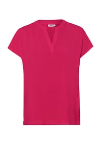 CECIL - Shirtbluse, Split-Neck, für Damen - 13474 WHITE
