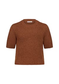 BETTY & CO - Strickpullover, Halbarm, für Damen - 7711 BROWN MELANGE