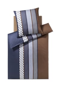 JOOP! CORNFLOWER STRIPES Garnitur 135x200 cm, Deep Ocean - JOOP! CORNFLOWER STRIPES - Deep Coal
