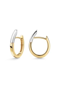 fascination by Ellen K. - Klappcreolen 375/- Gold - mehrfarbig
