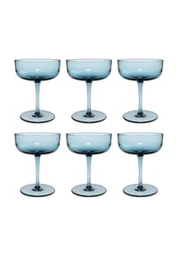 like. by Villeroy & Boch Sektschalen / Dessertschalen Like Glass 100 ml 6er Set - LIKE GLASS - blau