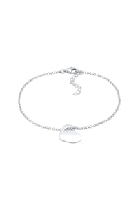 elli. - Armband Herz Symbol Cut-Out Design 925 Sterling Silber - Silber