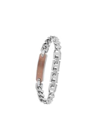 JOOP! - Herren Armband, Edelstahl - SILBER/BRAUN