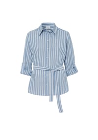 TONI - Hemdbluse Caja - blue / offwhite | 054