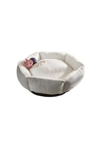 LOBERON - Bett für Haustiere Benira grau/weiß - 