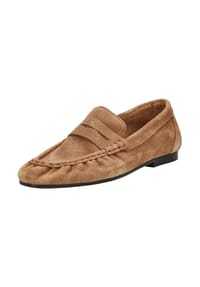 Tamaris - Veloursleder Slipper - 304 MOCCA