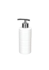 Kleine Wolke® - Seifenspender "Sahara", Rillenstruktur - weiß