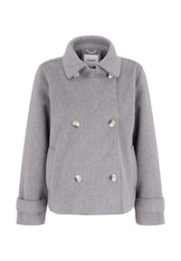 COVERED - Jacke WISAL mit Knöpfen - Dunkelbeige