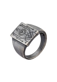 caї - Ring 925/- Sterling Silber - Silbergrau