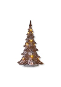 LOBERON - LED-Dekobaum Anyama braun - braun