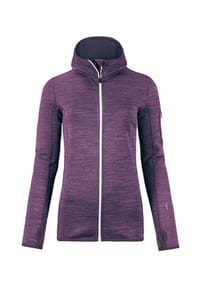 ORTOVOX - Fleece Melange Hoody aubergine blend - lila
