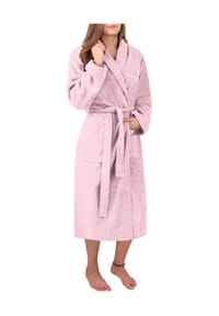 normani® - Damen Premium Bademantel Basic - Grau