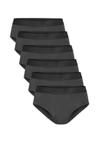 Resteröds - Slip / Unterhose 6er Pack Bamboo - Grau