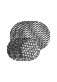 Ritzenhoff & Breker Tafelservice Takeo Circles 8er Set schwarz-weiß - TAKEO - schwarz-weiß