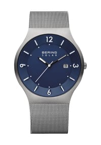 BERING - Herrenuhr "14440-007" - GRAU/ BLAU