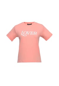 freshlions - T-Shirt Lover mit tollem Print auf der Front - Pink
