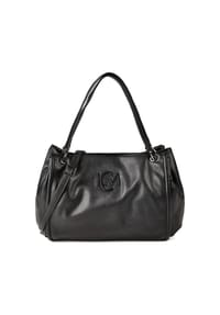 L.CREDI RHONDA - Schultertasche, Kunstleder, Reißverschluss, für Damen - SCHWARZ
