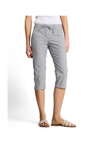 TOM TAILOR - Caprihose, Tapered Fit, für Damen - 35456 NAVY WHITE