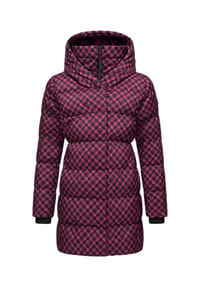 ragwear™ - Steppmantel Niara Print - Black