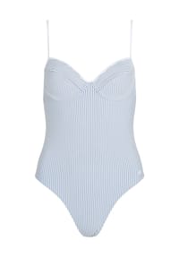 TOMMY HILFIGER - Badeanzug, Spaghetti-Träger, für Damen - 0LG WHITE