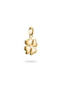 Thomas Sabo - Charm-Anhänger Glücksklee in 3D Connect - gelbgoldfarben
