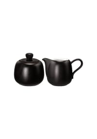 Seltmann Weiden Milch- & Zucker-Set Liberty Velvet Black 260 ml 2er Set schwarz - LIBERTY VELVET BLACK - schwarz
