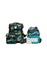 school mood Champion Pro - Champion Pro Schulranzen-Set 7-teilig - Dinosaurier