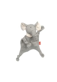 sigikid® - Mini-Schnuffeltuch Elefant ,  für Babys und Kleinkinder - grau