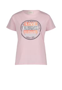 CARTOON - T-Shirt, Baumwolle, für Damen - 4899  ROSE/SILVER