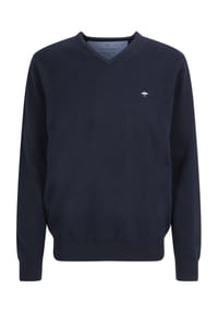 FYNCH-HATTON® - Pullover, V-Ausschnitt, Logo-Stickerei, für Herren - 998 CHARCOAL