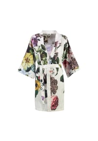 ESSENZA - Fleur Kimono, Bindegürtel, florales Design, für Damen - 134 ECRU