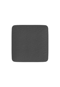 Villeroy & Boch Servierplatte quadratisch/Gourmetteller Manufacture Rock - Manufacture - schwarz