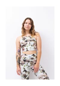 eivy - Top Sport-BH mit zusätzlichem Push-Up mit Marken-Logo - Black