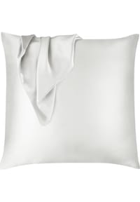 Aspero® - Seiden Kissenbezug 80x80 cm Enna - Anthrazit