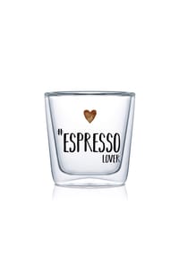 ppd - Espressoglas Espresso Lover Doppelwandig, 80 ml - Mehrfarbig