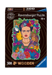Ravensburger - Wooden Bilderpuzzle "Frida Kahlo", 300 Teile - 
