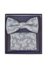 HECHTER PARIS - Set-Einstecktuch Fliege 6 cm Höhe - mint green