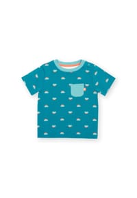 KITE - Kinder Steggie Dot T-Shirt Bio-Baumwolle - blau